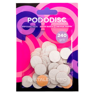 Disposable files for pedicure disc Staleks Pro S (240 Grit / 50 pcs)