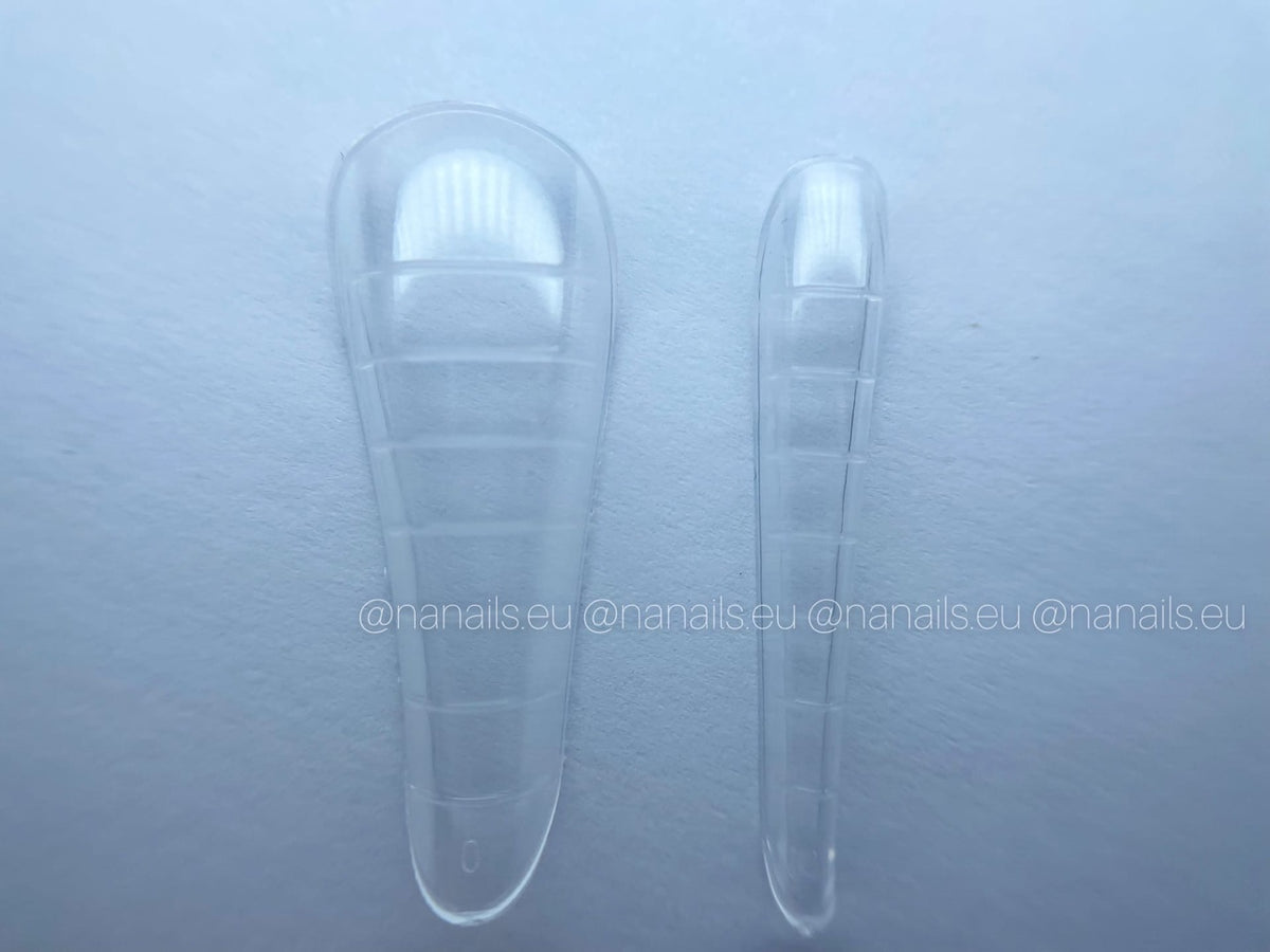 Dual Nail Forms "Russian Almond" 60 pcs