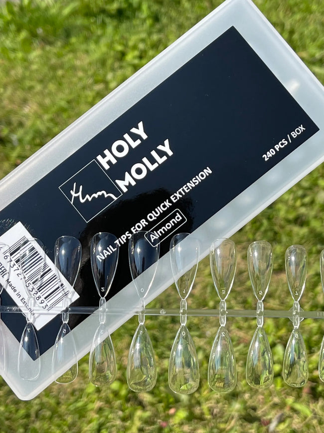 Holy Molly Gel Tips ALMOND 240 pcs