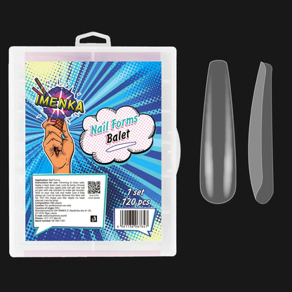 IMENKA Dual Nail Forms BALET 120 pcs