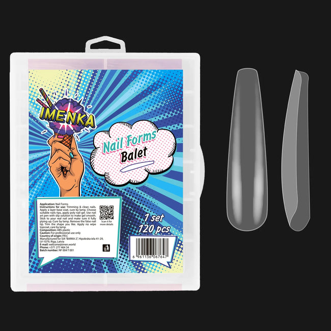 IMENKA Dual Nail Forms BALET 120 pcs