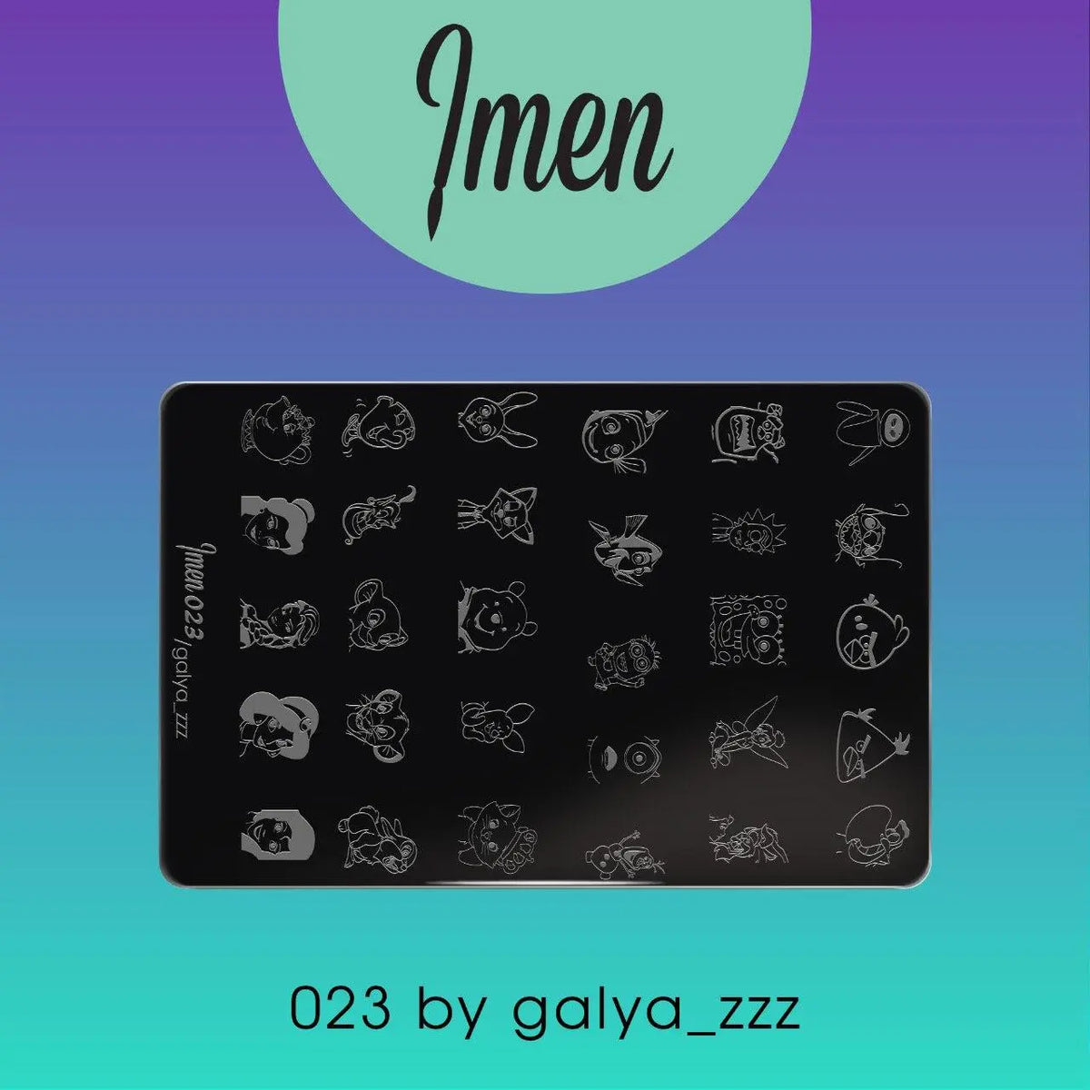 IMEN Placa de estampación #23