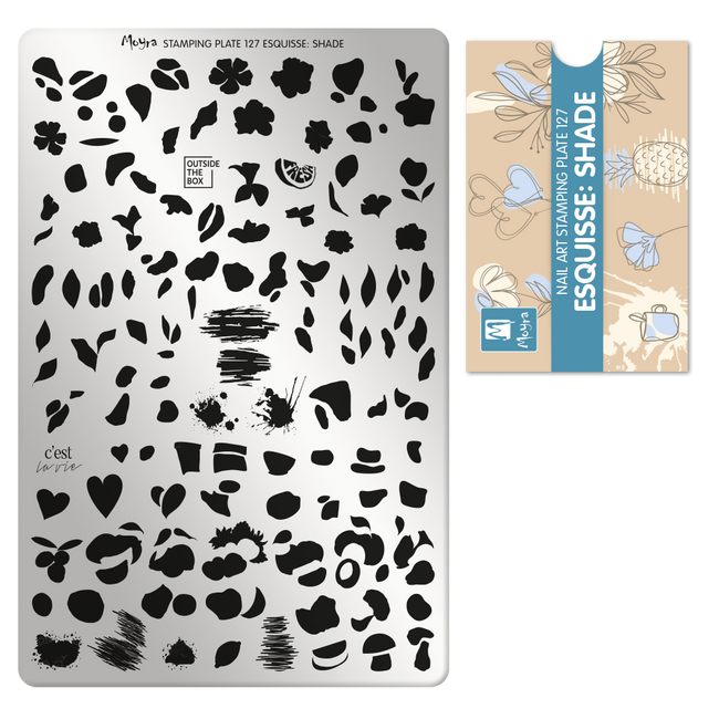 Moyra Stamping Plate 127 Esquisse: Shade
