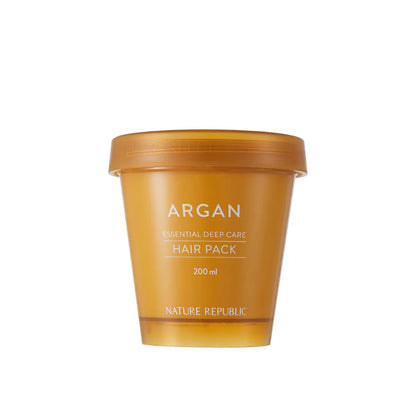 NATURE REPUBLIC Masque de réparation des cheveux pour l'humidité essentielle d'Argan 200 ml — Photo du produit 1