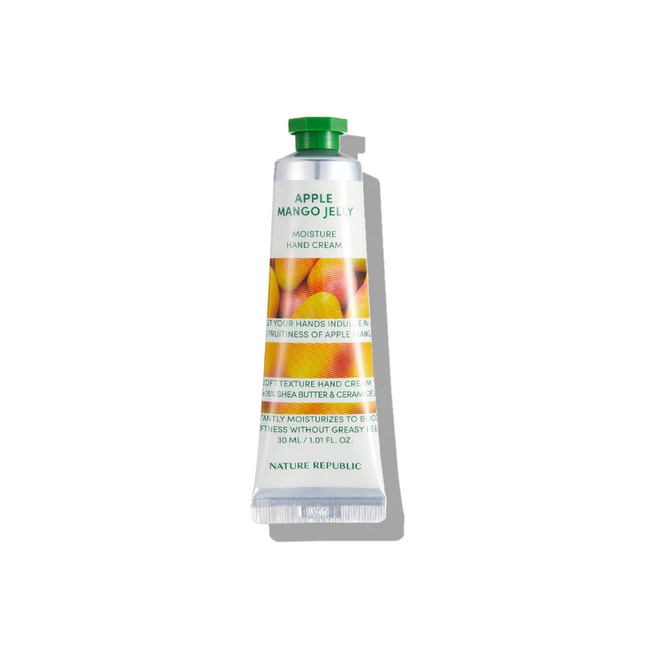 NATURE REPUBLIC Hand & Nature Hand Cream 30ml — Apple Mango Jelly