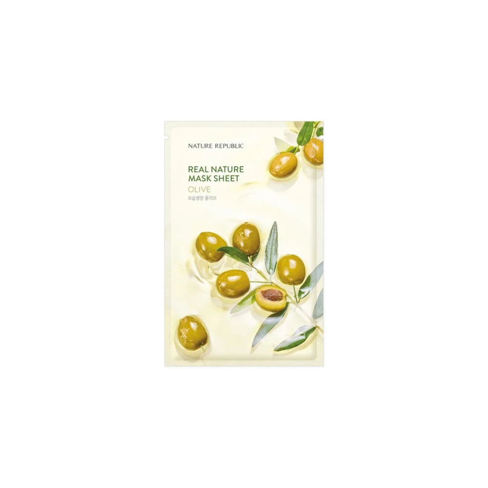 NATURE REPUBLIC Real Nature Mask Sheet 23ml — Olive