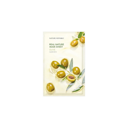 NATURE REPUBLIC Real Nature Mask Sheet 23ml — Olive