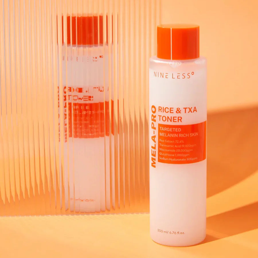 NINE LESS MELA PRO Rice & TXA Toner 200ml — product image 2
