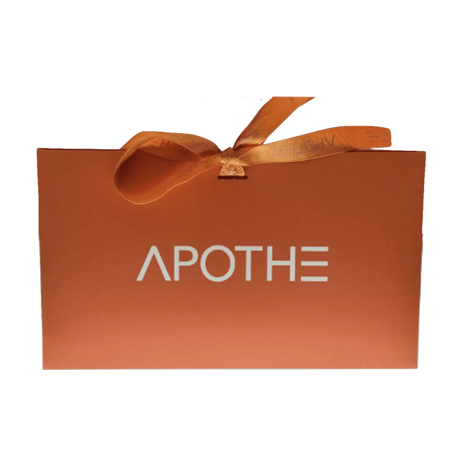 APOTHE Hair Pack and Skin Care Set — orange sample pouch