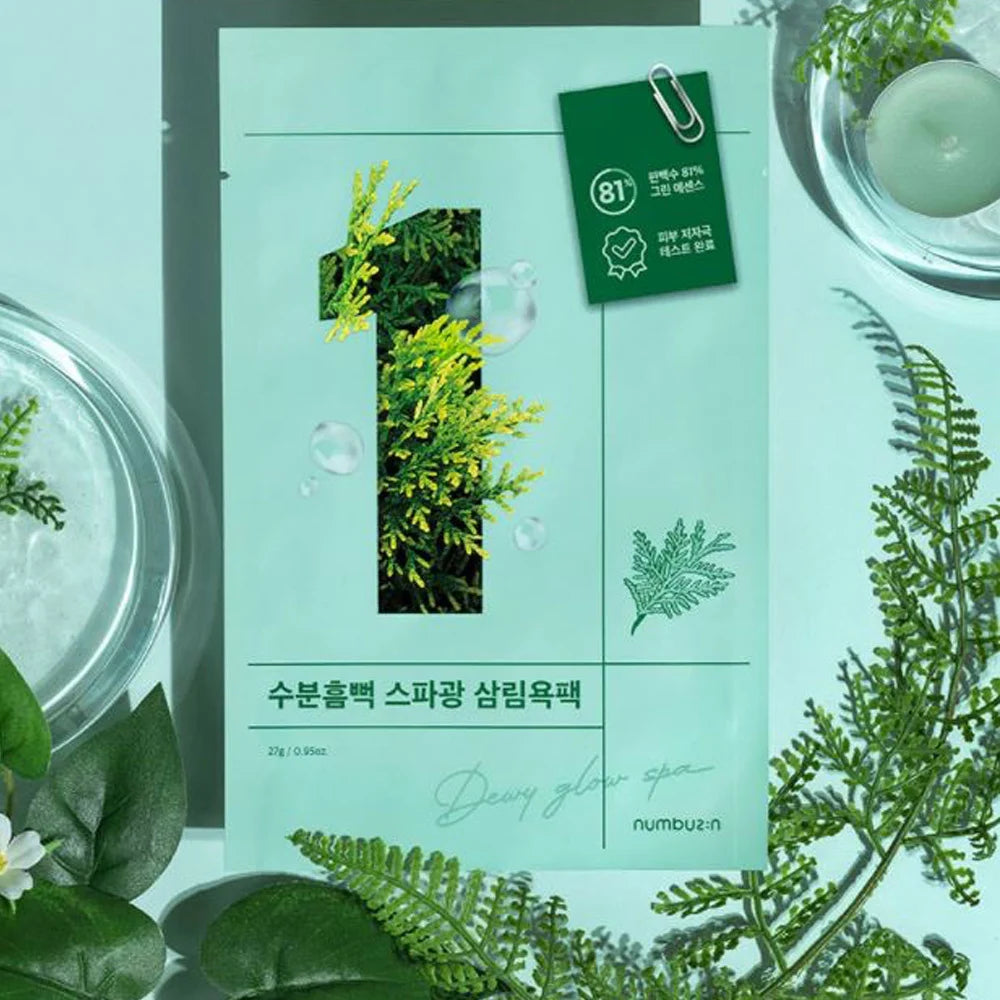 Numbuzin No.1 Dewy Glow Spa Sheet Mask 27ml — Tootepilt 2