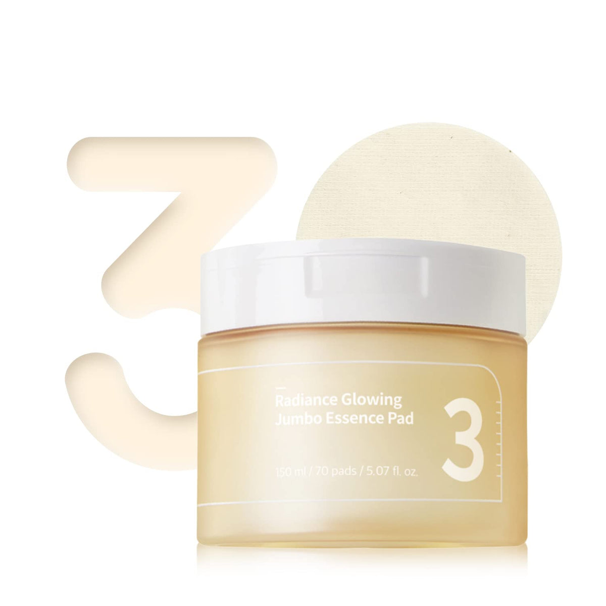 Numbuzin Nr.3 Radiance Glowing Jumbo Essence Pad 70Stk — Produktbild 1