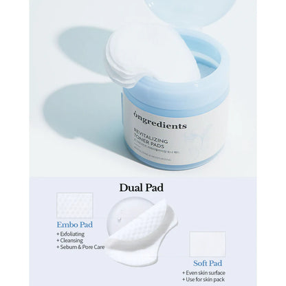 Ongredients Revitalizing Toner Pad 60pcs — product image 2