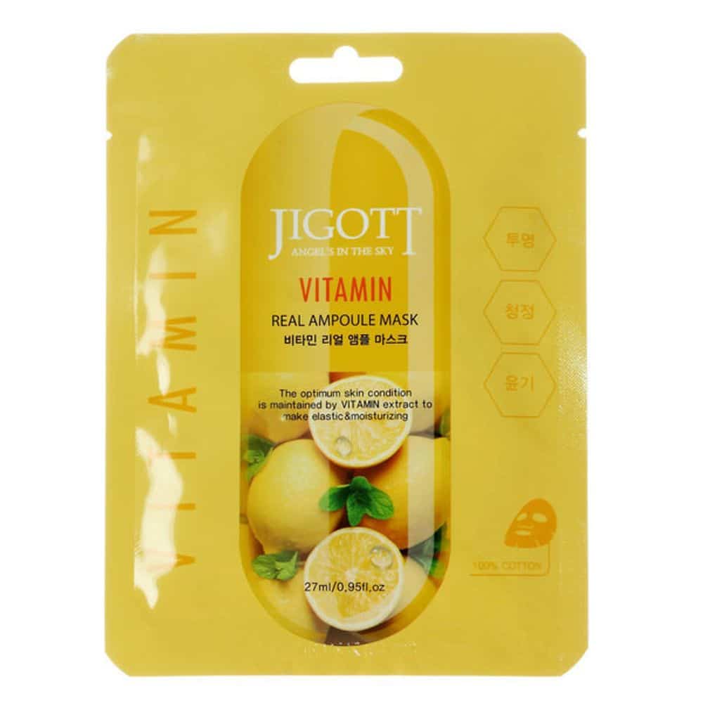 Jigott Real Ampoule Mask 27ml — Vitamin