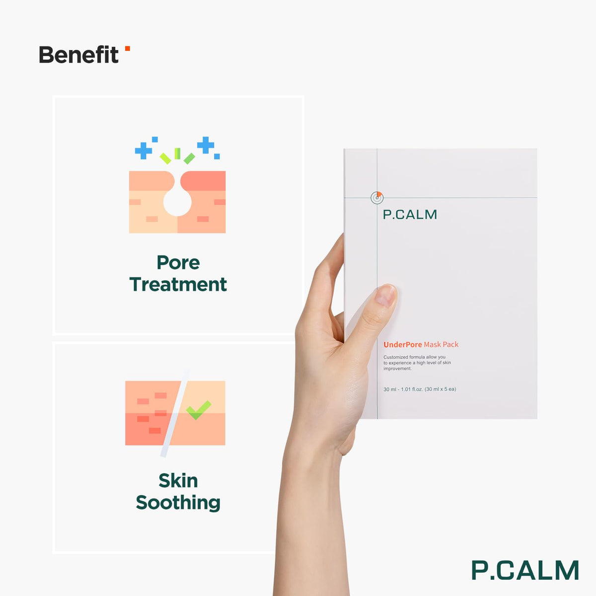 P.CALM UnderPore Mask — product image 7