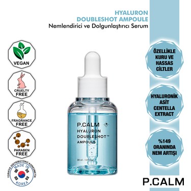 P.CALM Ampolla doble de hialurón 30ml — Imagen del producto 2
