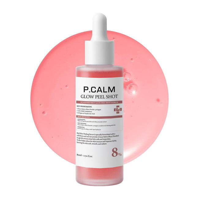 P.CALM Red Rice Glow Peel Shot 8 Serum 80ml — 80ml
