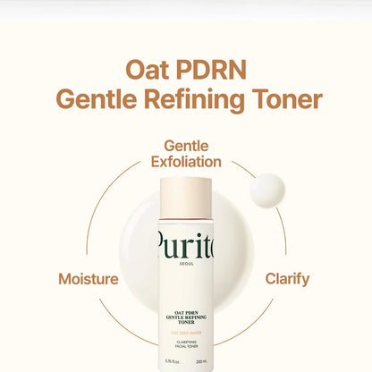 Purito Seoul Oat PDRN Gentle Refining Toner 200ml — product image 4
