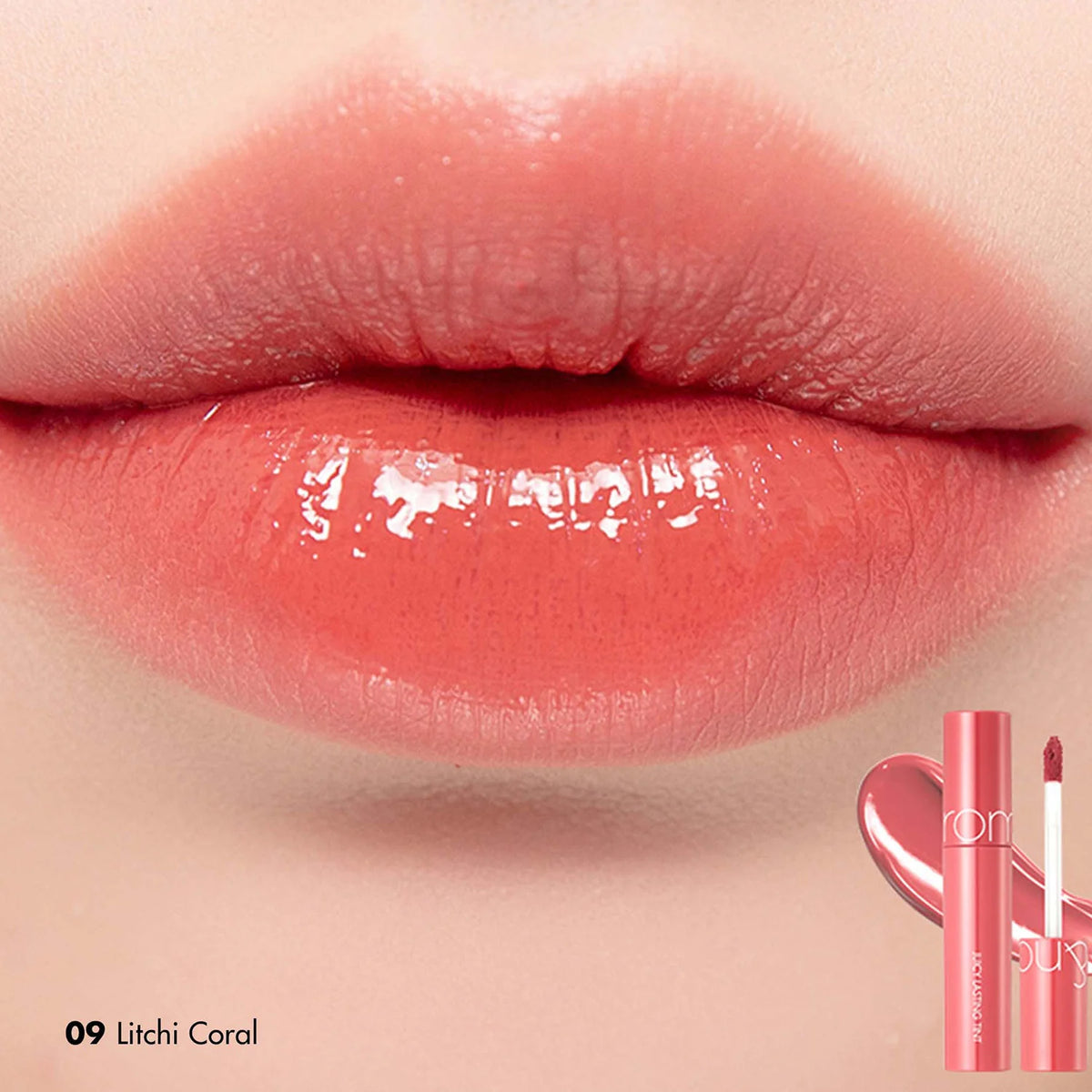 Romand Juicy Lasting Tint 5,5g — 09 Litchi Coral