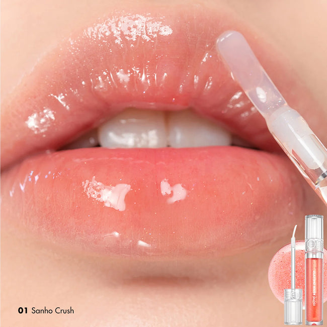 Romand Glasting Water Gloss — 01 Sanho Crush