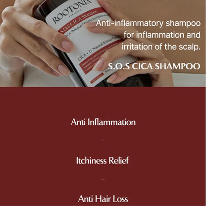 ROOTONIX SOS Cica Shampoo 500ml — product image 3