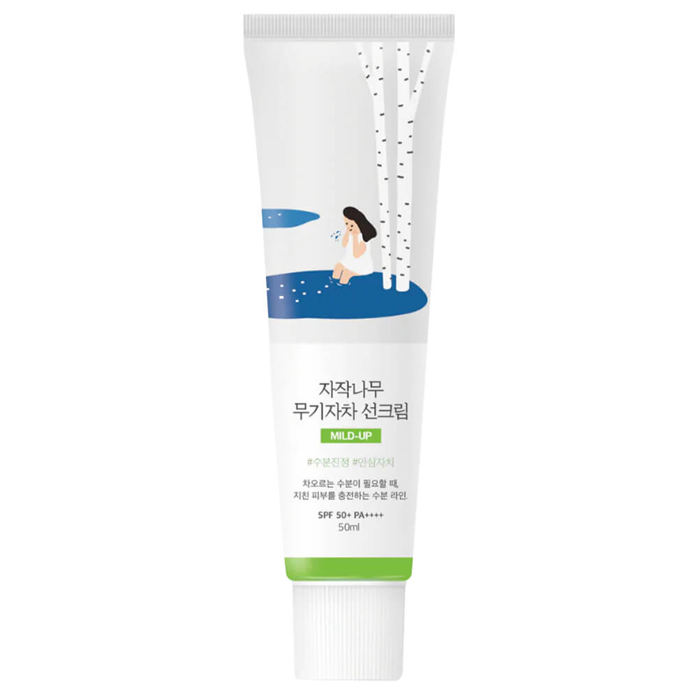 Round Lab Birch Juice Moisturizing Mild-Up Sunscreen SPF50+ PA++++ — 50ml