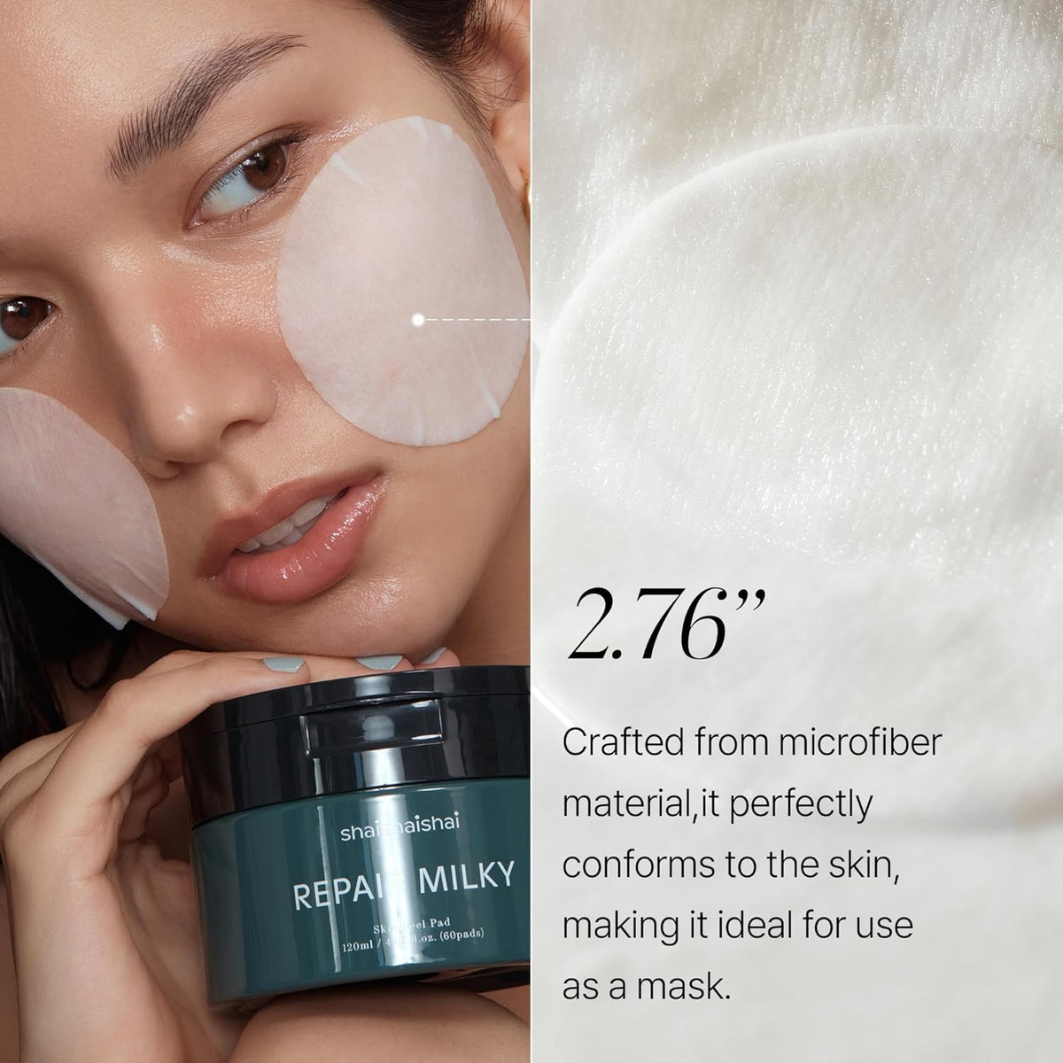 Shaishaishai Repair Milky Skin Peel Pad 60pcs — Фото товара 8
