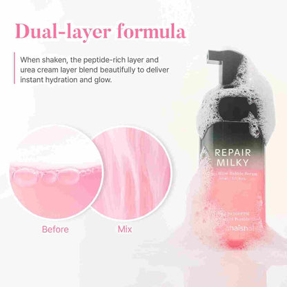 Shaishaishai Repair Milky Urea Glow Bubble Serum 110ml — product image 3