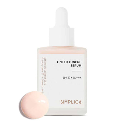 Simplica Tonizējamie toņi serumā SPF50 +PA+++ — Produkta attēls 4
