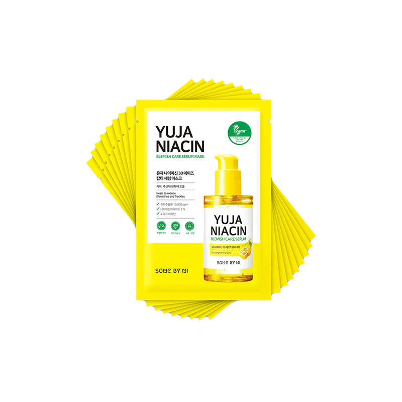 Some By Mi Yuja Niacin 30days Mascarilla de suero para el cuidado de las imperfecciones — Imagen del producto 5