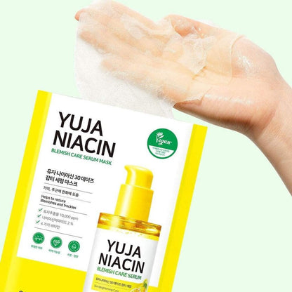 Some By Mi Yuja Niacin 30days Mascarilla de suero para el cuidado de las imperfecciones — Imagen del producto 7