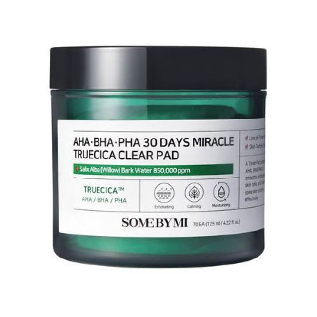 Einige von Mi AHA BHA PHA 30 Days Miracle Truecica Clear Pad 70Stk — Produktbild 1
