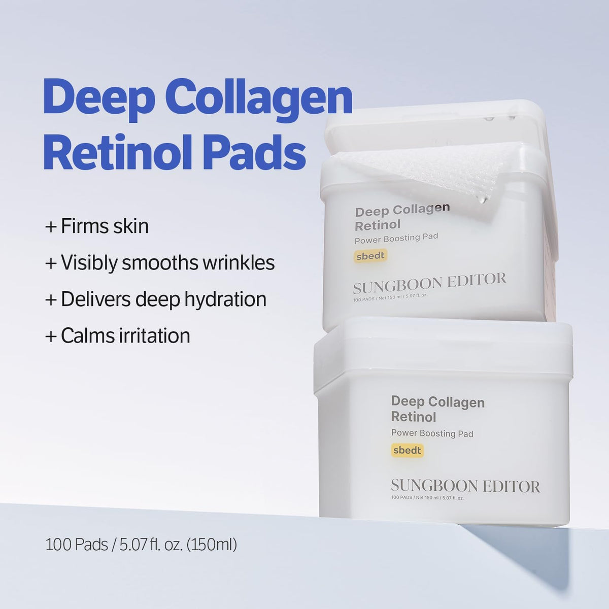 Sungboon Editor Deep Collagen Retinol Power Boosting Pad 100pcs — product image 6