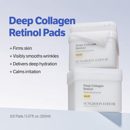Sungboon Editor Deep Collagen Retinol Power Boosting Pad 100pcs — product image 6