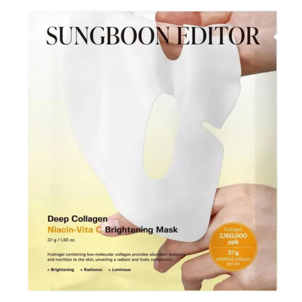 Sungboon Editor Deep Collagen Niacin Vita C Brightening Mask — 1 Mask