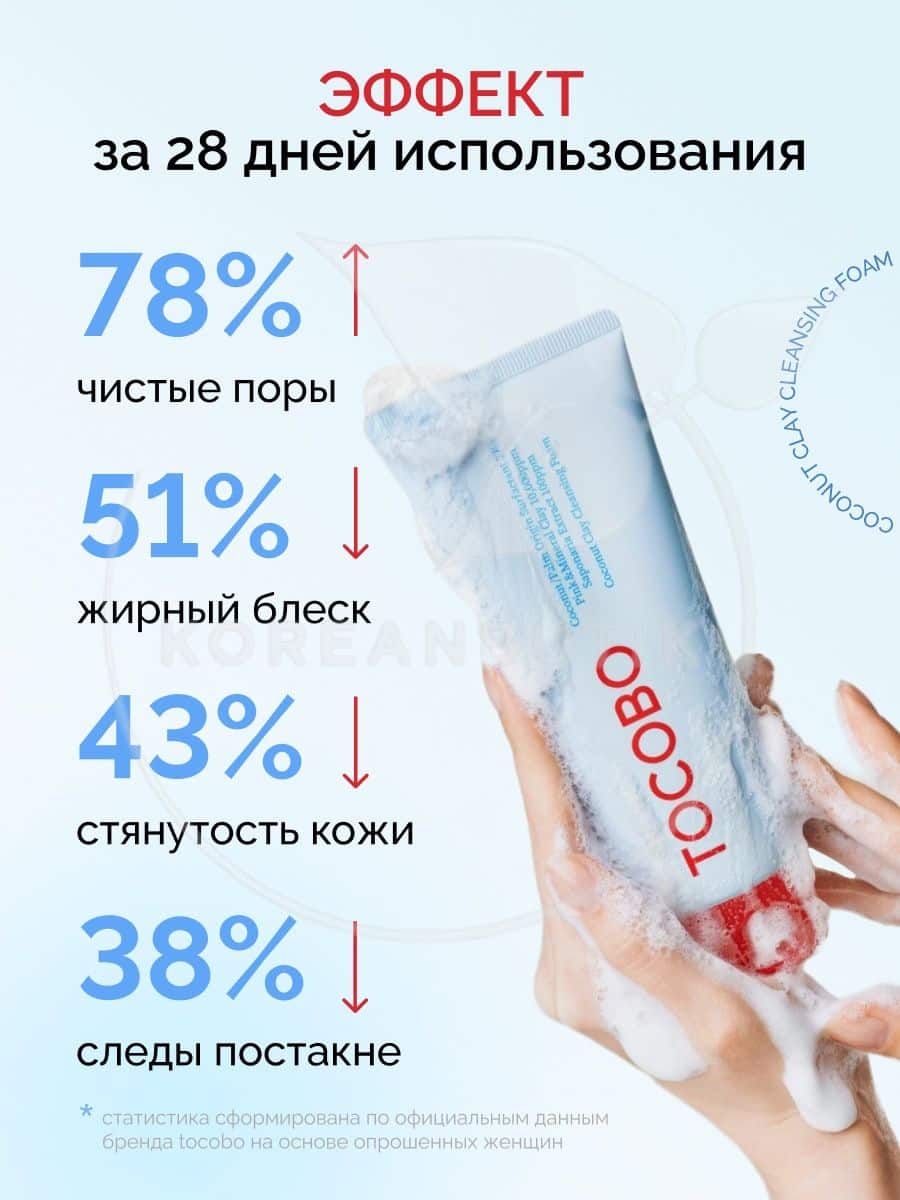 Tocobo Coconut Clay Cleansing Foam 150ml — product image 2