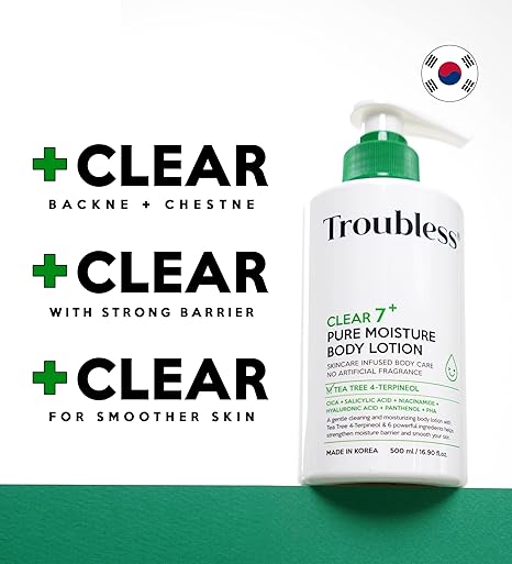Troubless Clear 7 Plus Pure Moisture Body Lotion 500ml — product image 7