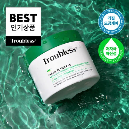 Troubless Clear Toner Pad 60pcs — 60pcs