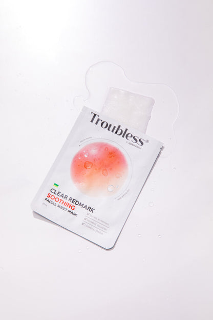 Troubless Clear Redmark Soothing Facial Sheet Mask — 5 Masks