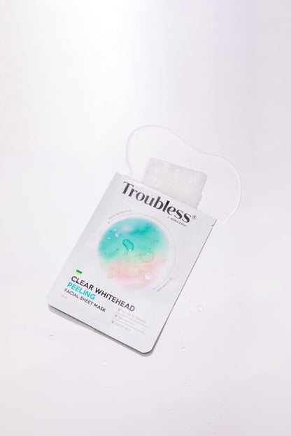 Troubless Clear Whitehead Peeling Facial Sheet Mask — product image 4