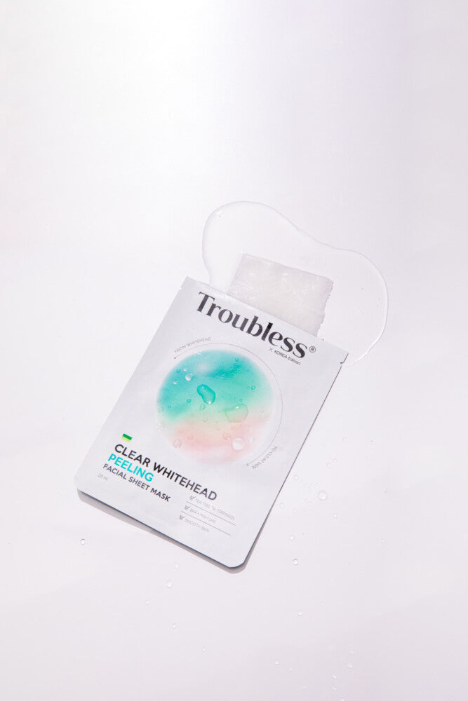 Troubless Clear Whitehead Peeling Facial Sheet Mask — product image 4