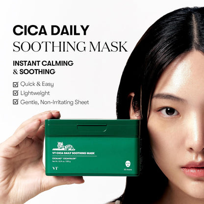 VT Cosmetics Cica Daily Sooting Mask 30pcs — product image 2