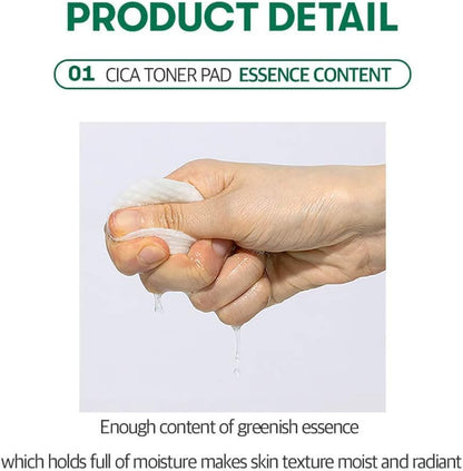 VT Cosmetics Cica Mild Toner Pad 60pcs — product image 7