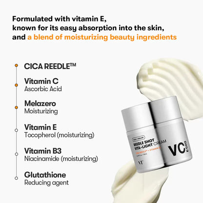 VT Cosmetics Reedle Shot Vita-Light Cream 50ml — product image 3
