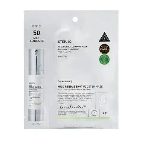 VT Cosmetics Mild Reedle Shot 50 2 Step Mask 1.5g + 25g — 1.5g / 25g