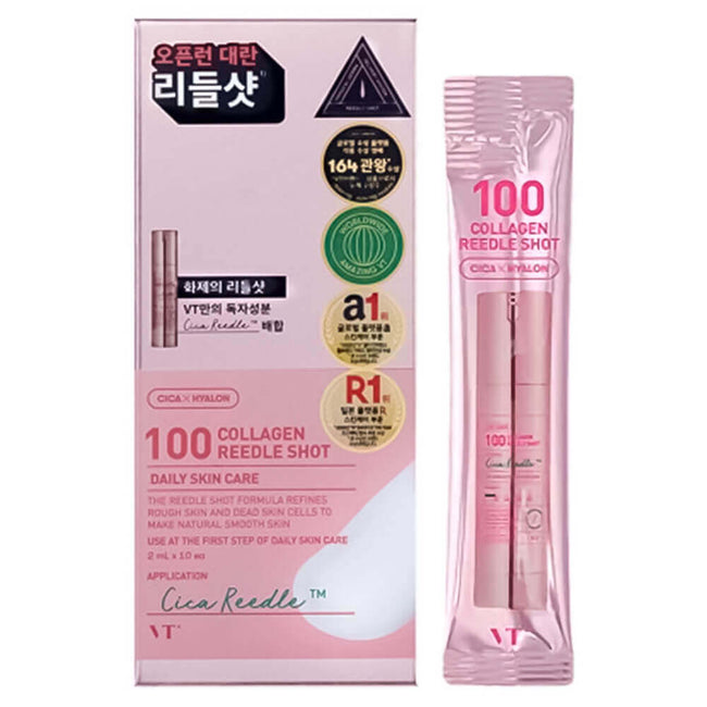 VT Cosmetics Collagen Reedle Shot 100 — 10pcs