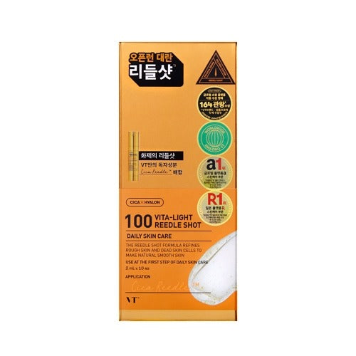 VT Cosmetics Vita Light Reedle Shot 100 — 10pcs