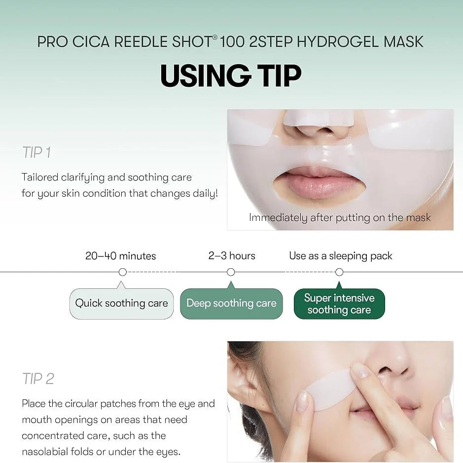 VT Cosmetics Pro Cica Reedle Shot 100 2Step Hydrogel Mask — product image 2
