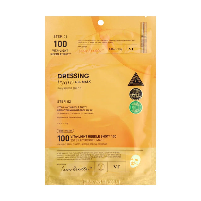 VT Cosmetics Vita Light Reedle Shot 100 2Step Hydrogel Mask — Default Title