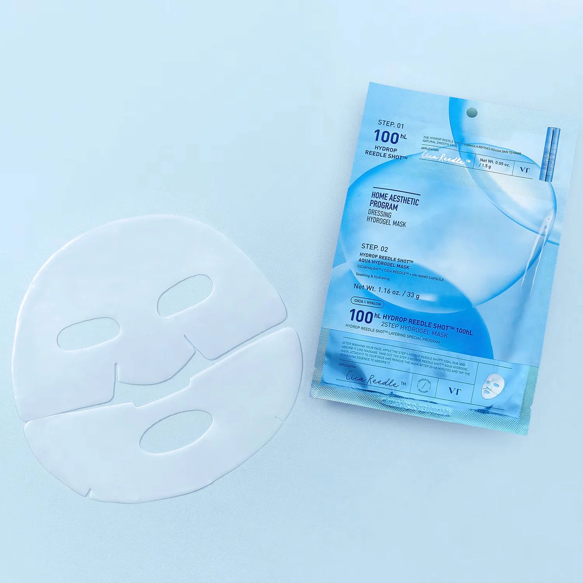 VT Cosmetics Hydrop HL Reedle Shot 100 2Step Hydrogel Mask — product image 2