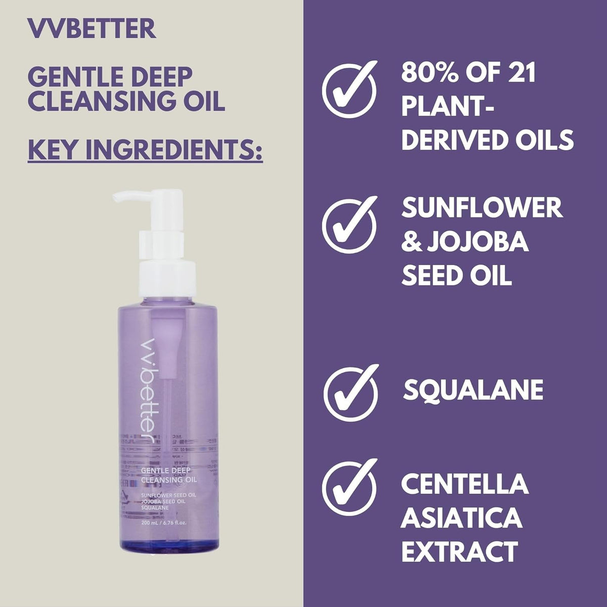 VVBETTER Gentle Deep Cleansing Oil 200ml — product image 4